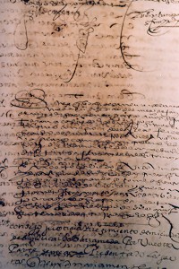Documento de creación de los ministriles en Sanlúcar
